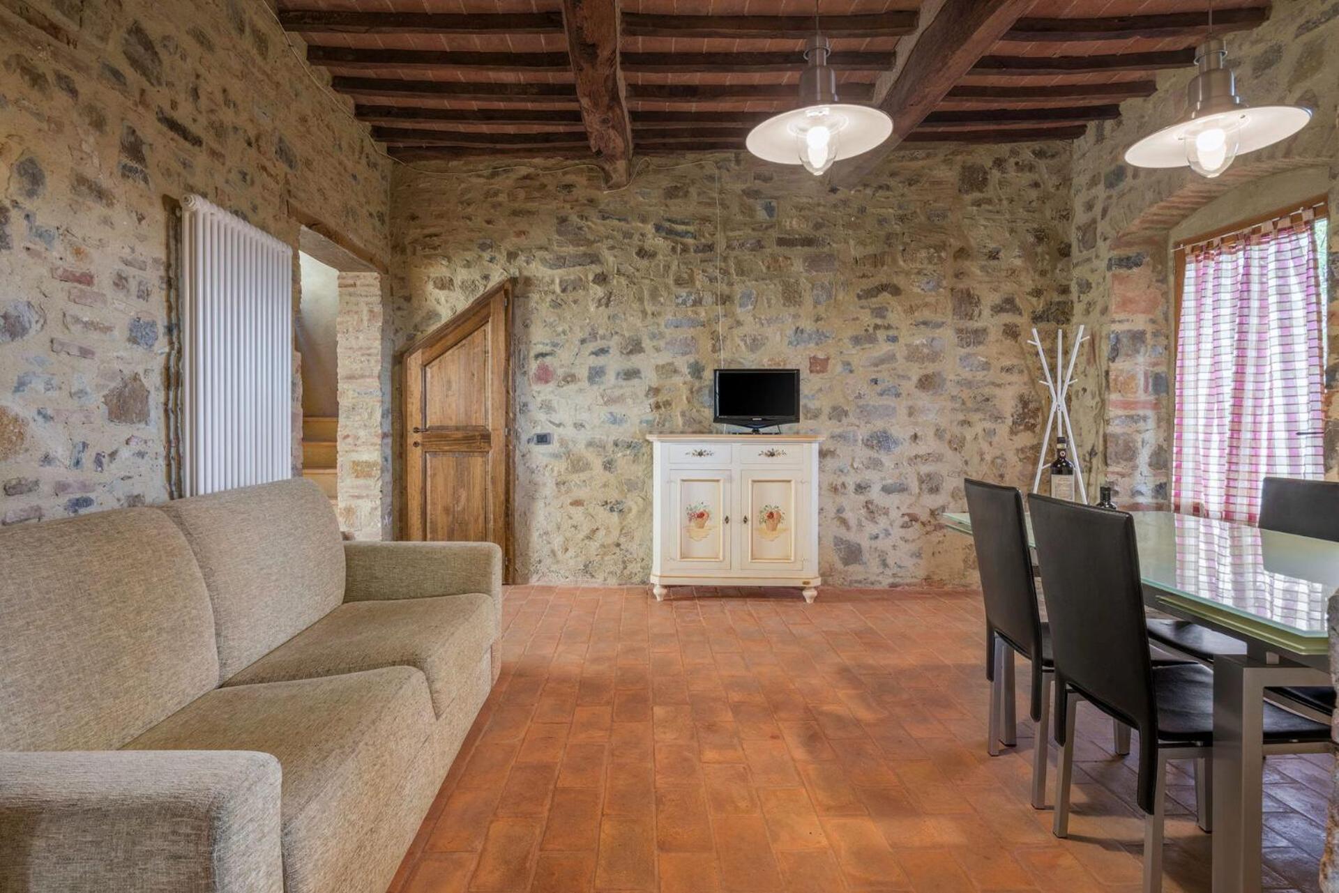 Апартаменты Fattoria Le Fonti Поджибонси Экстерьер фото