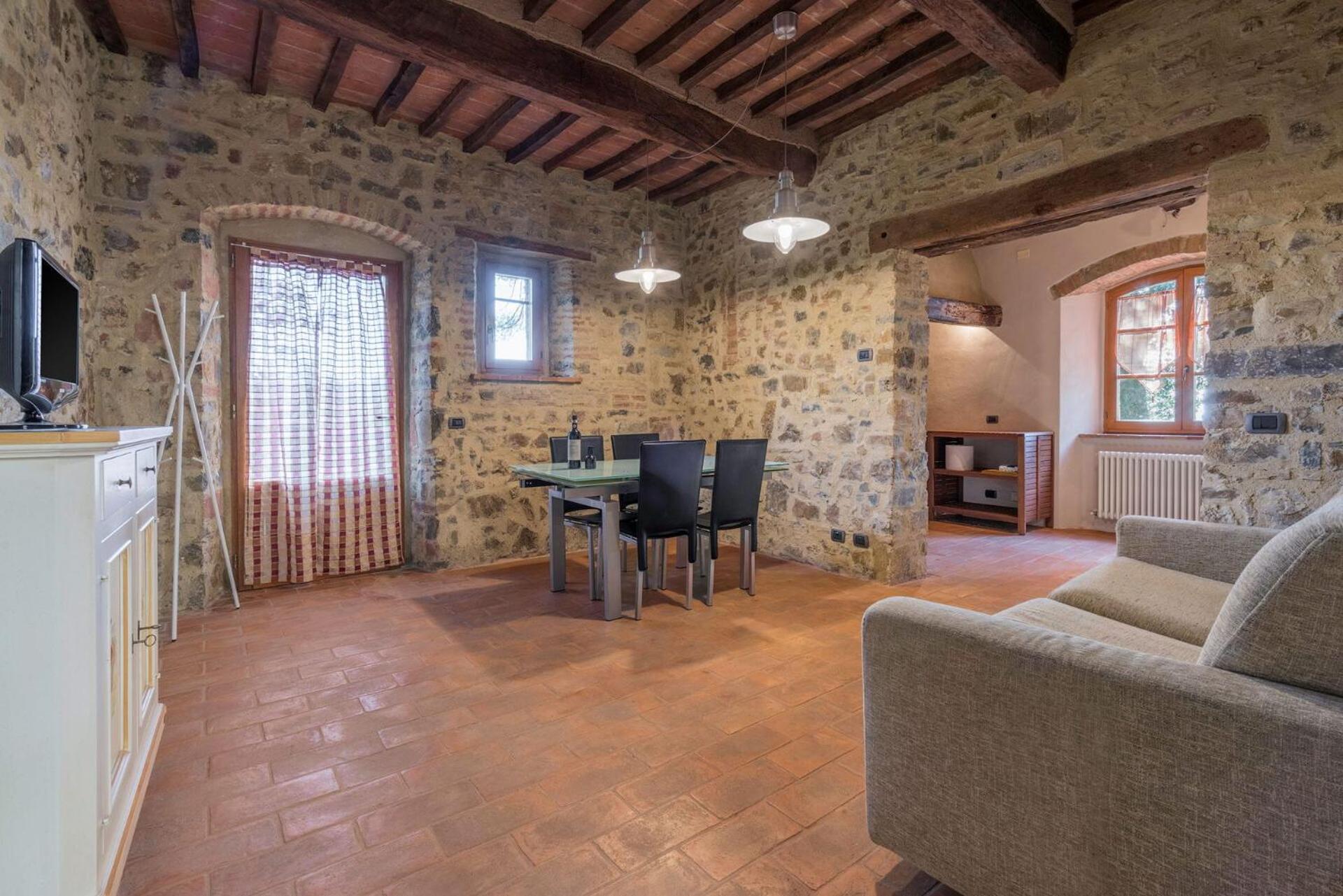 Апартаменты Fattoria Le Fonti Поджибонси Экстерьер фото