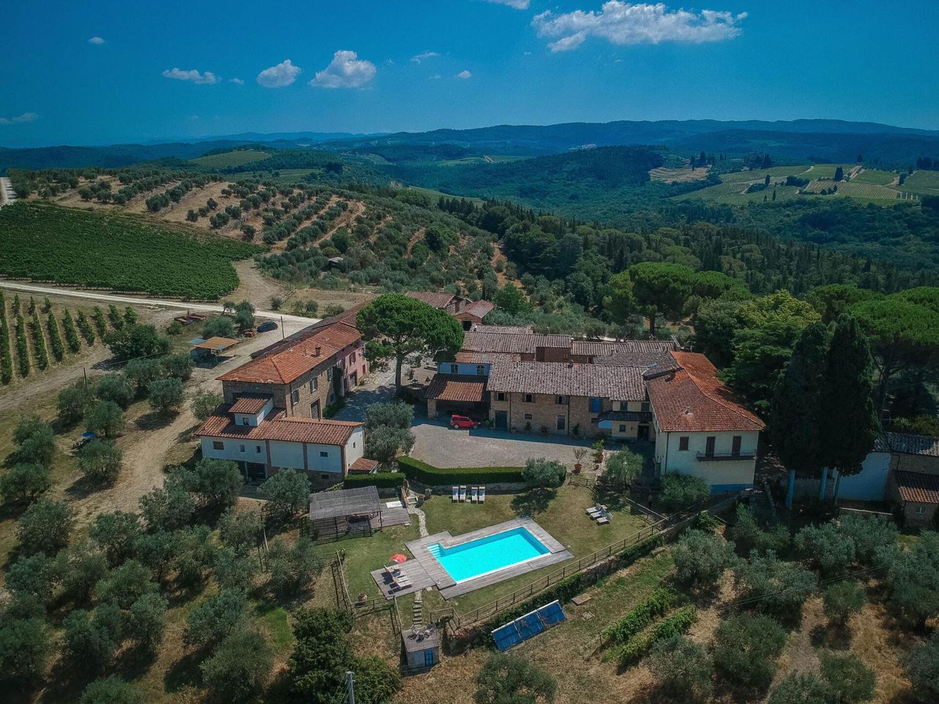 Апартаменты Fattoria Le Fonti Поджибонси Экстерьер фото
